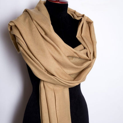 Featherlight Cashmere Shaw Natural Handwoven Himalayan Pashmina (Copy)