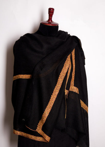 Hand Embroidered Cashmere Shawl 100% Himalayan Pashmina