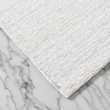 Beige & Brown Wool Rug – Modern Topographic Hand Tufted Carpet