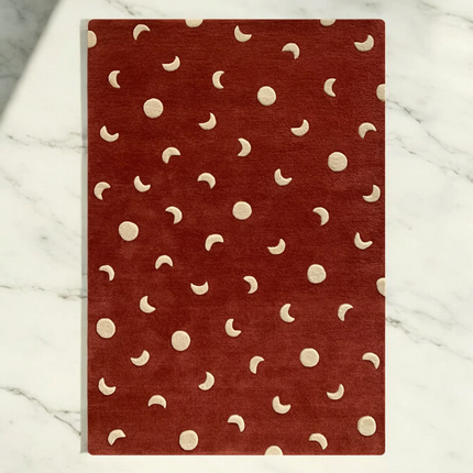 Dreamland Moon Rug – Soft Wool Hand Tufted Kids Carpet