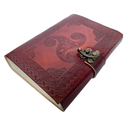 Antique Book of Shadows Celtic Symbol Leather Notebook
