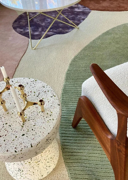 Geometrical Hand Tufted Wool Rug