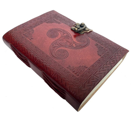 Antique Book of Shadows Celtic Symbol Leather Notebook
