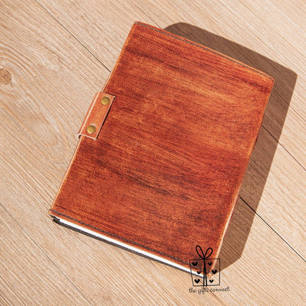 Hocus Pocus Blue Stone Leather Journal