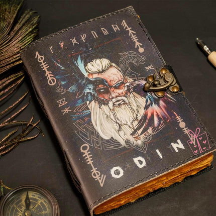 Handmade Odin Leather Diary – Vintage Deckle Edge Journal