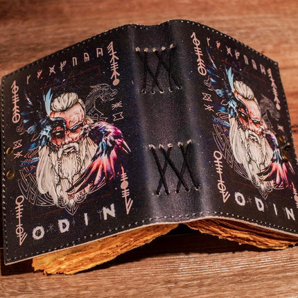 Handmade Odin Leather Diary – Vintage Deckle Edge Journal