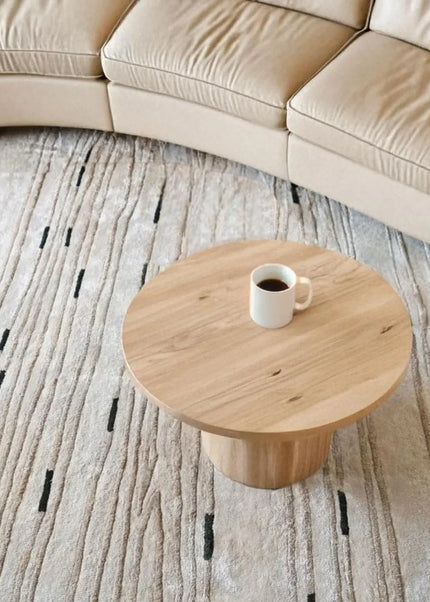 Hand Tufted Modern Striped Wool Rug for Living Room, Elegant Carpet For Stylish Decor, Soft Area Rug