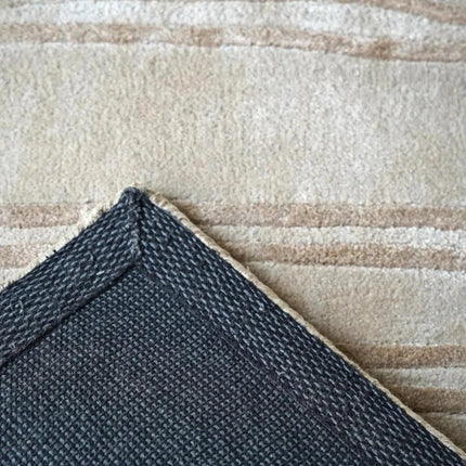 Hand Tufted Modern Striped Wool Rug for Living Room, Elegant Carpet For Stylish Decor, Soft Area Rug