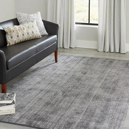 Blue Handwoven Aesthetic Wool Area Rugs