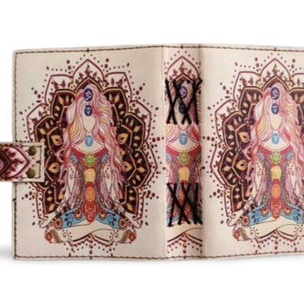 Witch Goddess Leather Journal – Seven Chakra Refillable Notebook