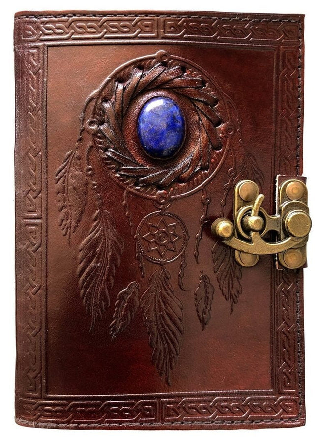 Dream Catcher Journal with Lapis Stone