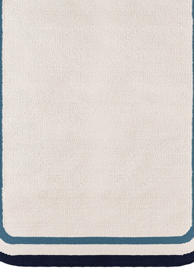 Scallop Edge Wool Rug, Bohemian Decor Handmade Wool Area Rug