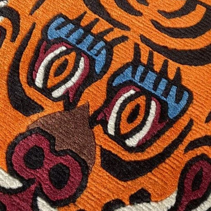 Tibetan Tiger Rug Hand Tufted Meditation Rug