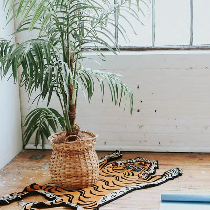 Tibetan Tiger Rug Hand Tufted Meditation Rug