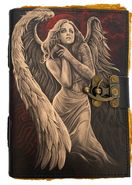 Handmade Fairy Angel Leather journal