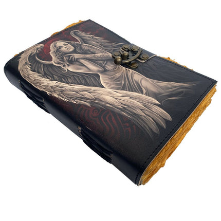 Handmade Fairy Angel Leather journal