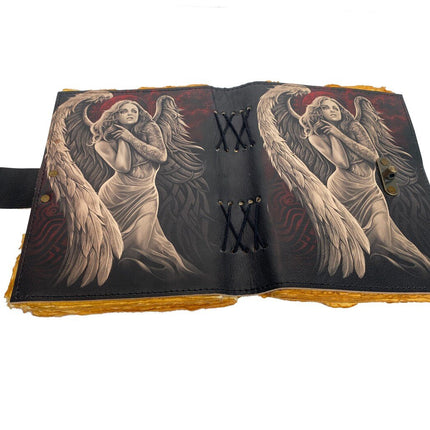 Handmade Fairy Angel Leather journal