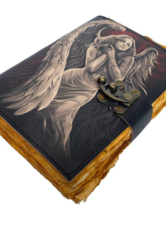 Handmade Fairy Angel Leather journal