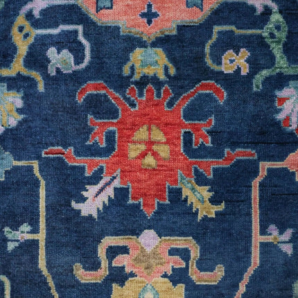 Traditional Oushak Carpet For Living Room