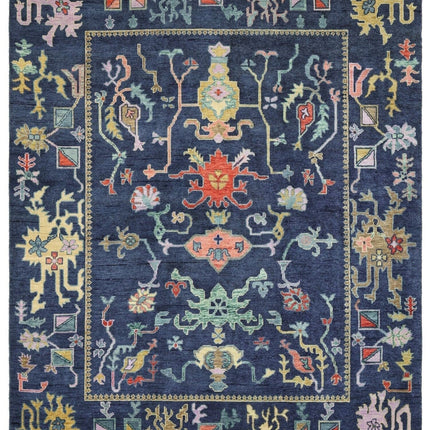 Traditional Oushak Carpet For Living Room