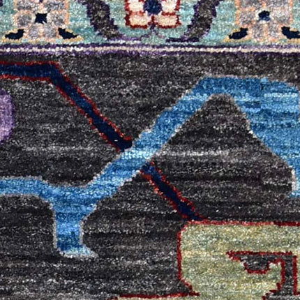 Traditional Handwoven Oushak Wool Rug