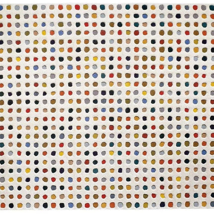 Extra Soft Minimalistic Pattern Polka Dots Wool Rug