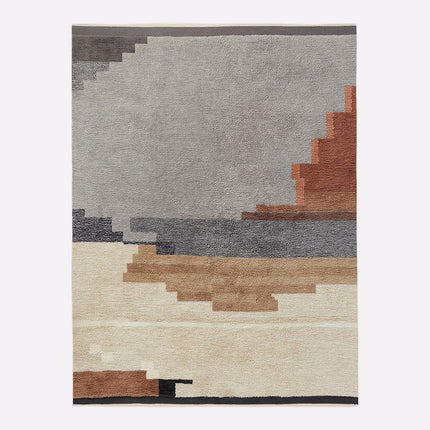 Scandinavian Shag Rug for Living Room Decor