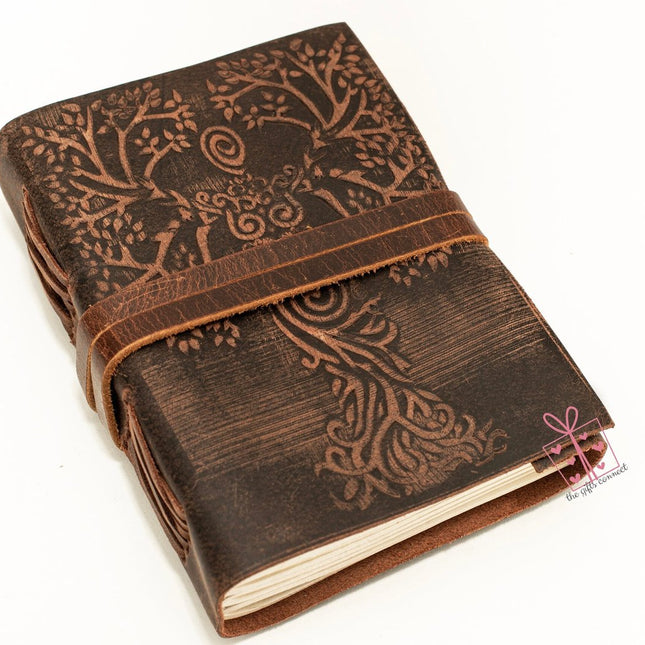 Tree of Life Leather Journal Daily planner
