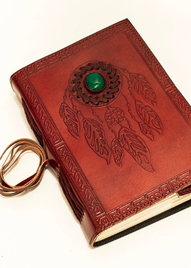Celtic Dream Catcher Leather Journal