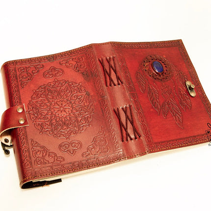 Celtic Dream Catcher Leather Journal