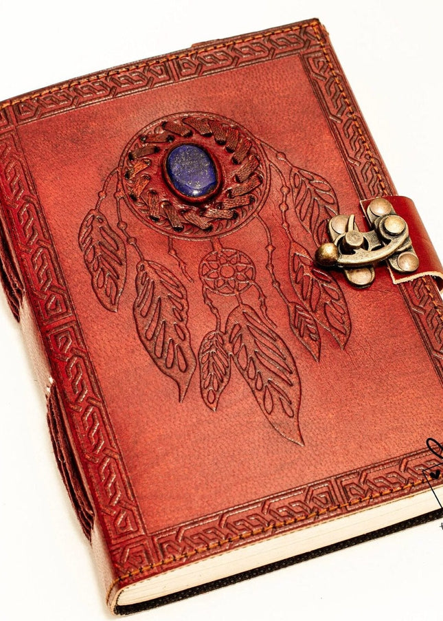 Celtic Dream Catcher Leather Journal