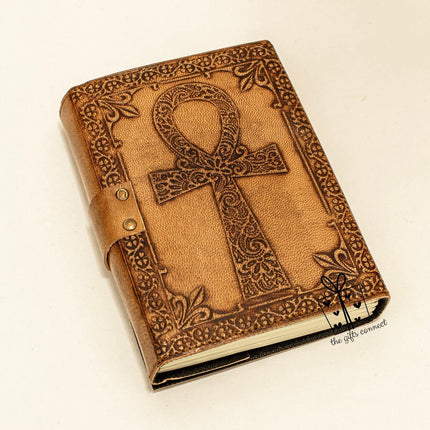 Evil Eye Book of Shadows Grimoire Leather Notebook