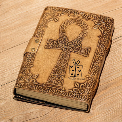 Evil Eye Book of Shadows Grimoire Leather Notebook