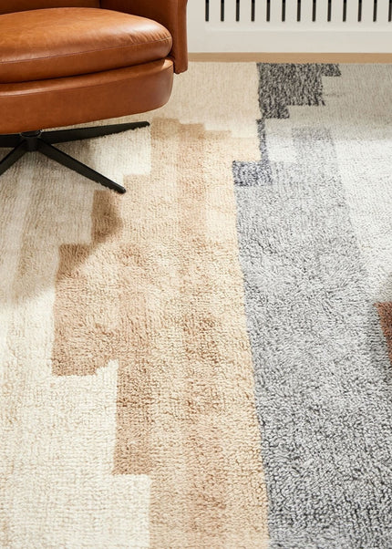 Scandinavian Shag Rug for Living Room Decor