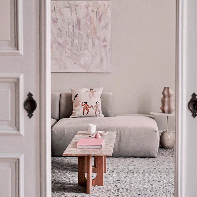 Thick Hand Woven Modern Wool Area Rug