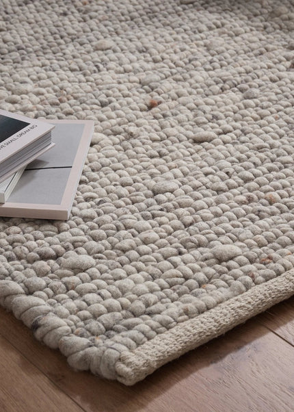 Thick Hand Woven Modern Wool Area Rug