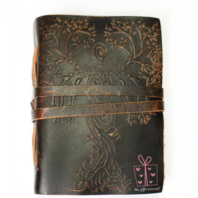 Tree of Life Leather Journal Daily planner