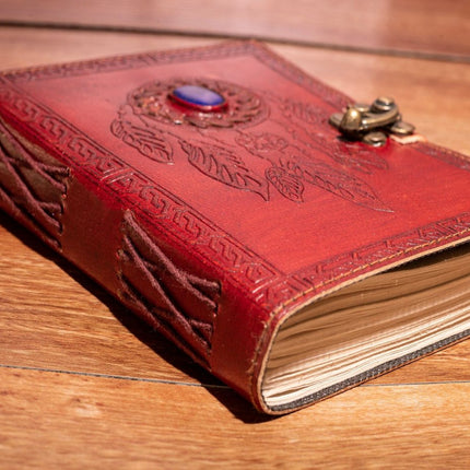Celtic Dream Catcher Leather Journal
