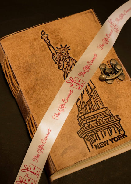 Statue Of Liberty Handmade Leather Notebook