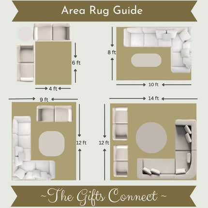 Ultra Soft Wool Rug For Living Room