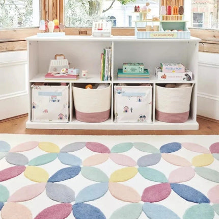 Floral Wool Rug: A Soft and Stylish Playmat for Kids