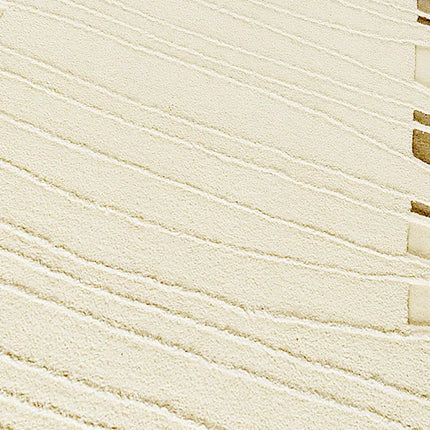 Hand Tufted Wool Area Rug: Modern Beige & Orange Design