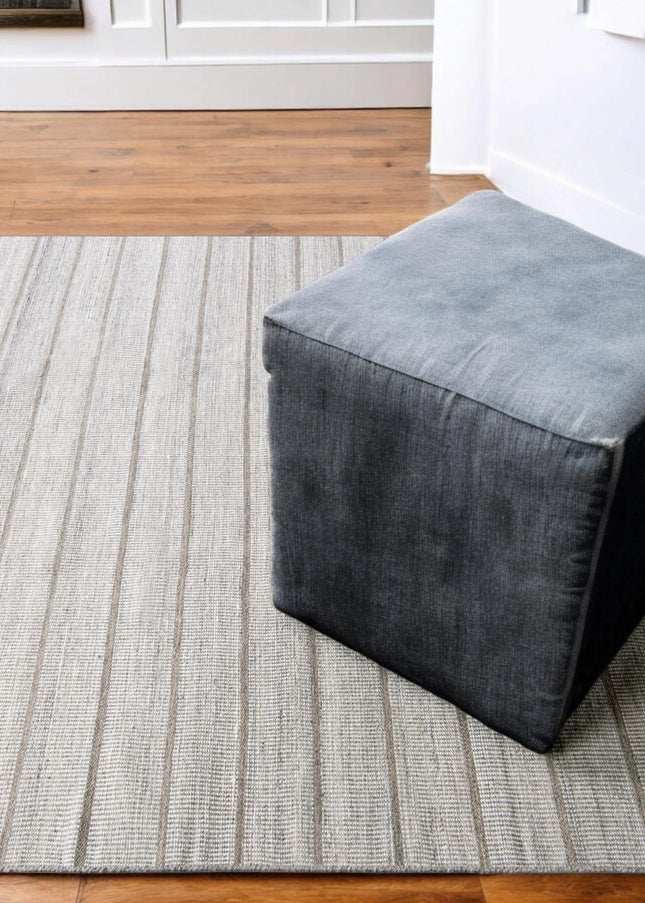 Hand Woven PET Yarn Rug: Modern Ultrafiber Area Rug