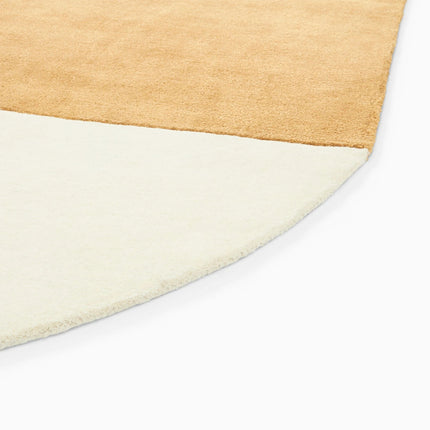 Hand Tufted Round Wool Rug: Modern Living Room Decor