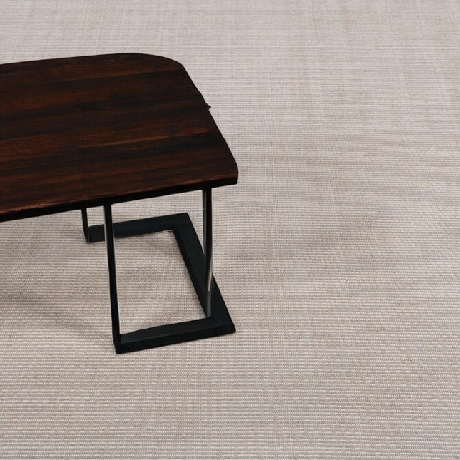 Hand Woven Pet Yarn Rug: Minimalist Earthy Colortone Area Rug