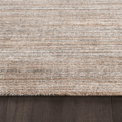 Hand Woven Pet Yarn Rug: Minimalist Earthy Colortone Area Rug