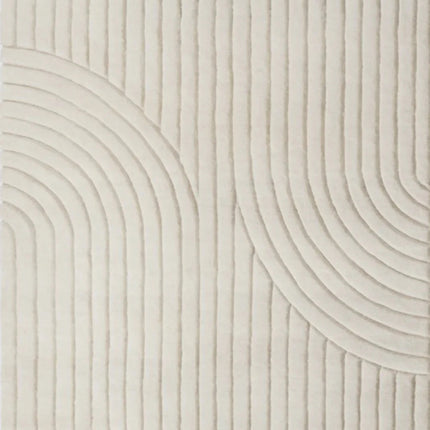 Hand Tufted Wool Rug: Large Abstract Boho Area Rug