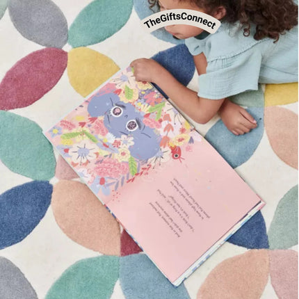 Floral Wool Rug: A Soft and Stylish Playmat for Kids