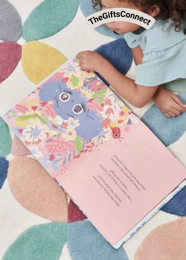 Floral Wool Rug: A Soft and Stylish Playmat for Kids