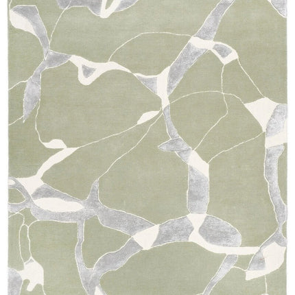 Hand-Tufted Abstract Wool Rug: Bohemian Multicolor Area Rug